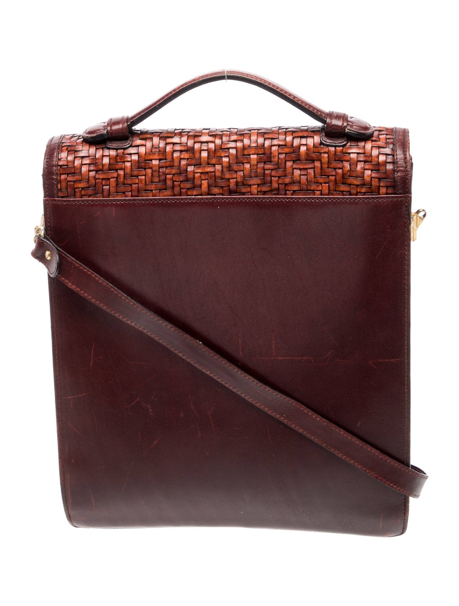 Bally Leather Top Handle Bag